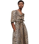 Ganni Animalier Midi Dress
