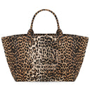 Ganni Animalier Oversize Shopping Bag