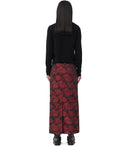 Ganni Black Crewneck Jumpers With Buttons