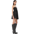 Ganni Black Dress With Bows