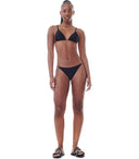 Ganni Black Lurex Bikini Bottom