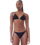 Ganni Black Lurex Bikini Bottom