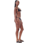 Ganni Black Lurex Bikini Bottom