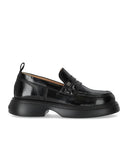 Ganni Black Naplack Chunky Loafer