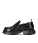 Ganni Black Naplack Chunky Loafer