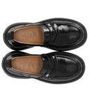 Ganni Black Naplack Chunky Loafer