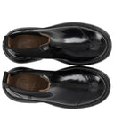 Ganni Black Naplack Mid Chelsea Boot