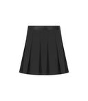 Ganni Black plisado Mini falda