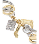 Ganni Bou Silver Gold Keychain