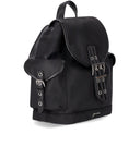 Ganni Bucky Schwarzer kleiner Rucksack