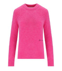Ganni Fuchsia Crewneck Jumper