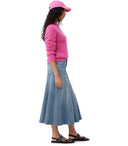 Ganni Fuchsia Crewneck Jumper