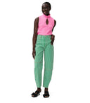Ganni Fuchsia Wool Top