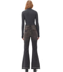 Ganni Grey Diamond Polo -Jumper