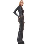 Ganni Grey Diamond Polo -Jumper