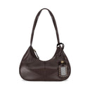 Bolso de hombro medio marrón de ganni hobo sell