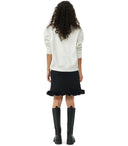 Ganni Isoli Egret White Sweatshirt