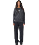 Ganni Isoli Gray Oversize Sweatshirt