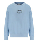 Ganni Isoli Placid Blue Sweatshirt