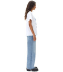 Ganni jersey gato camiseta blanca