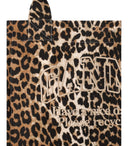 Ganni Leopard Tote Tas