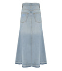 Ganni Light Blue Denim Skirt
