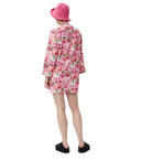 Ganni Pink Floral Shirt