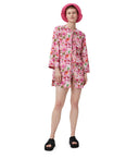 Ganni Pink Floral Shirt