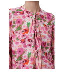 Ganni Pink Floral Shirt