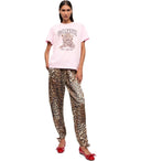 Camiseta de gran tamaño de Ganni Pink