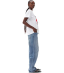 Ganni Relaxed Cherry White T Shirt