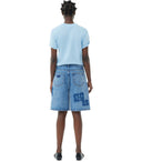 Ganni Relaxed Loveclub Powder Blue T Shirt