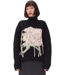 Ganni Rose Black Turtleneck Jumper