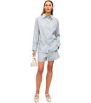 Ganni Soft Chambray Striped Shirt
