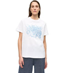 Ganni Tattoo White T Shirt
