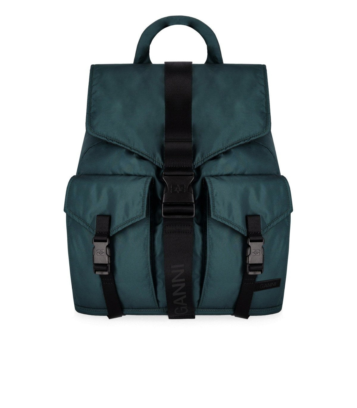 Ganni Tech Green Backpack – Balardi