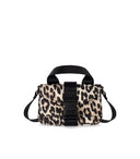 Ganni tech mini dyreprint crossbody taske