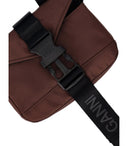 Ganni Tech Mini Chocolate Crossbody taske