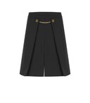 Ganni twill sort mini nederdel