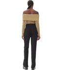 Ganni Twill sorte bukser med lommer