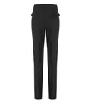 Ganni Twill sorte bukser med lommer