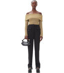 Ganni Twill sorte bukser med lommer