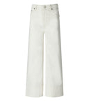 Ganni White bijgesneden jeans