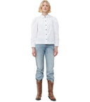 Ganni White Poplin Shirt