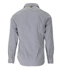 Gmf 965 Blue And White Striped Shirt