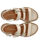 Guglielmo Rotta Queen Cream Flat Sandal