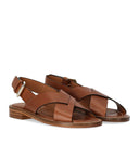 Guglielmo Rotta Quito Light Brown Flat Sandal
