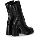 Halmanera Elsa Black Heeled Ankle Boot