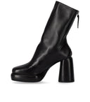 Halmanera Elsa Black Heeled Ankle Boot