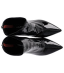 Halmanera Roxy Black Heeled Ankle Boot